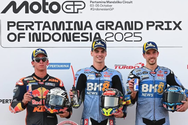 Podium MotoGP 2025