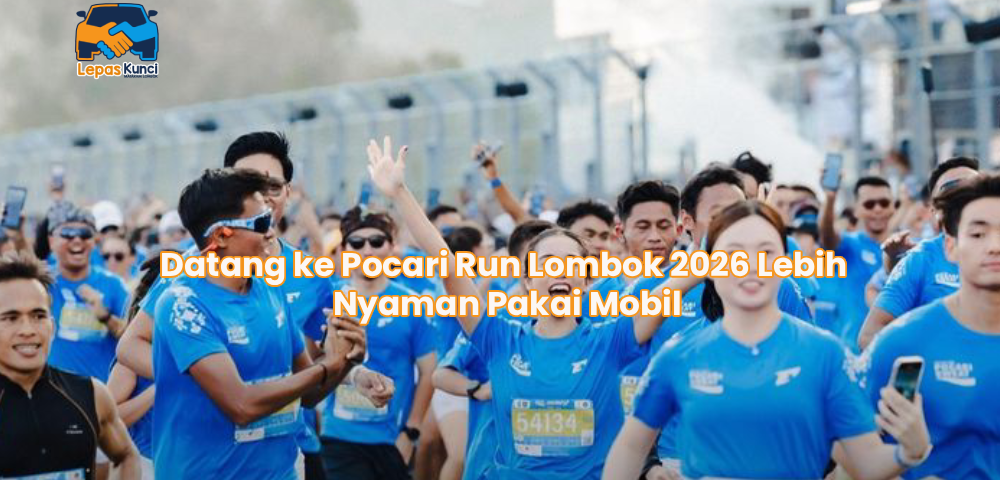 Datang ke Pocari Run Lombok 2026 Lebih Nyaman Pakai Mobil